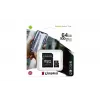 Kingston Technology Canvas Select 64GB micSDXC Plus 100R A1 C10 kortelė + ADP