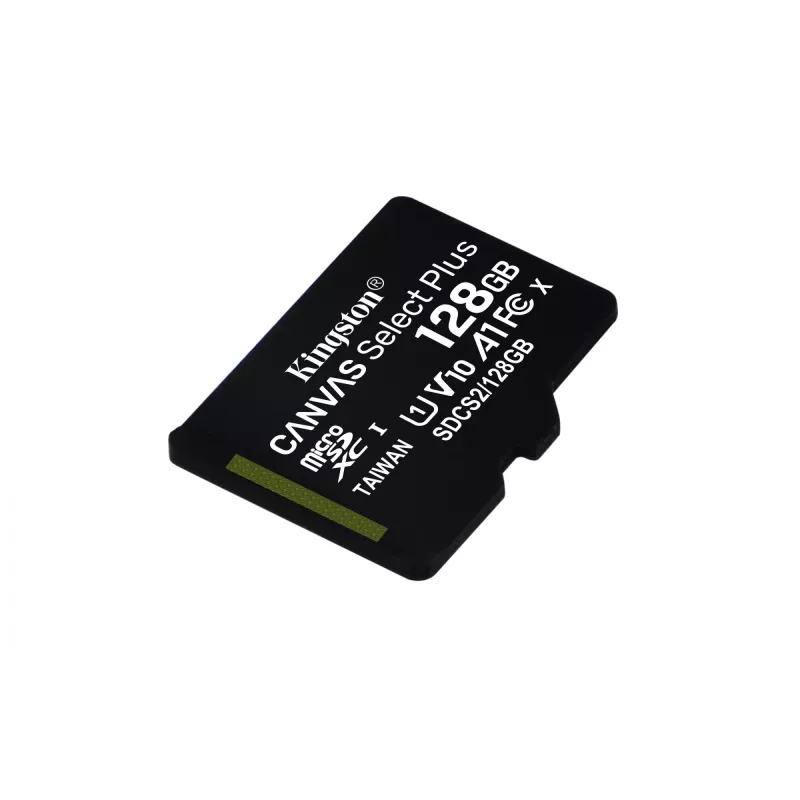 Flash Memory Kingston Technology 128GB microSDXC UHS-I Canvas Select Plus 100R A1 C10