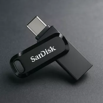 USB atmintinė SanDisk 256 GB USB Typee-A USB Type-C Ultra Dual Drive Go
