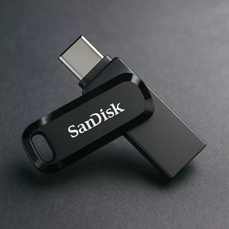 USB atmintinė SanDisk 256 GB USB Typee-A USB Type-C Ultra Dual Drive Go