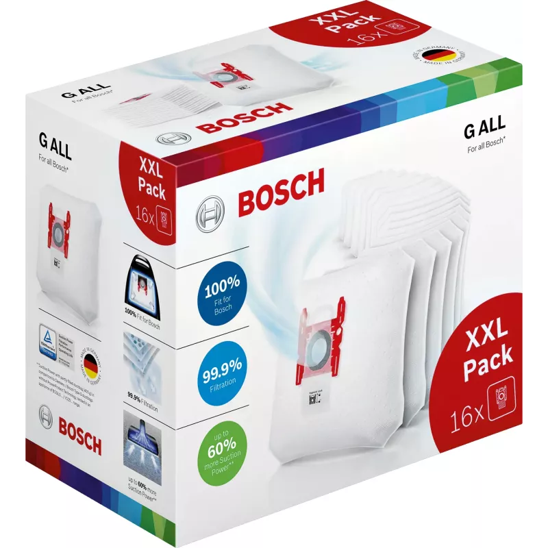 “Bosch BBZ16GALL” dulkių siurblio priedas / reikmuo, dulkių maišelis, cilindriniam siurbliui