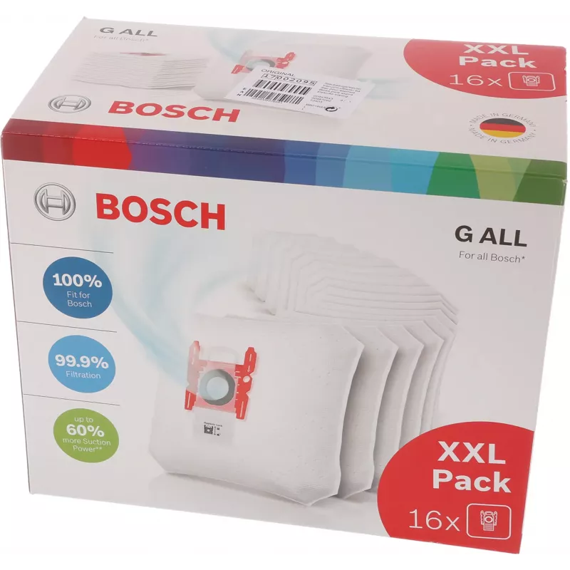 “Bosch BBZ16GALL” dulkių siurblio priedas / reikmuo, dulkių maišelis, cilindriniam siurbliui