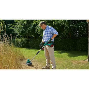 Bosch AdvancedGrassCut 36 belaidė žoliapjovė be akumuliatoriaus ir įkroviklio, styginė žoliapjovė, 30 cm, nailono valas, D formos rankena, 1,6 mm, 6 m