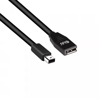CLUB3D Mini DisplayPort į DisplayPort1.4 ilginimo kabelis 8K60Hz DSC1.2 HBR3 HDR M/F 1m/3,28 pėd.