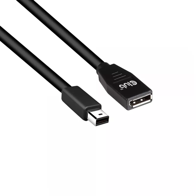 CLUB3D Mini DisplayPort į DisplayPort1.4 ilginimo kabelis 8K60Hz DSC1.2 HBR3 HDR M/F 1m/3,28 pėd.