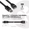 CLUB3D DisplayPort 1.4 prailginimo laidas 8K60Hz DSC 1.2 HBR3 HDR dvikryptis M/F 3m/9.84ft