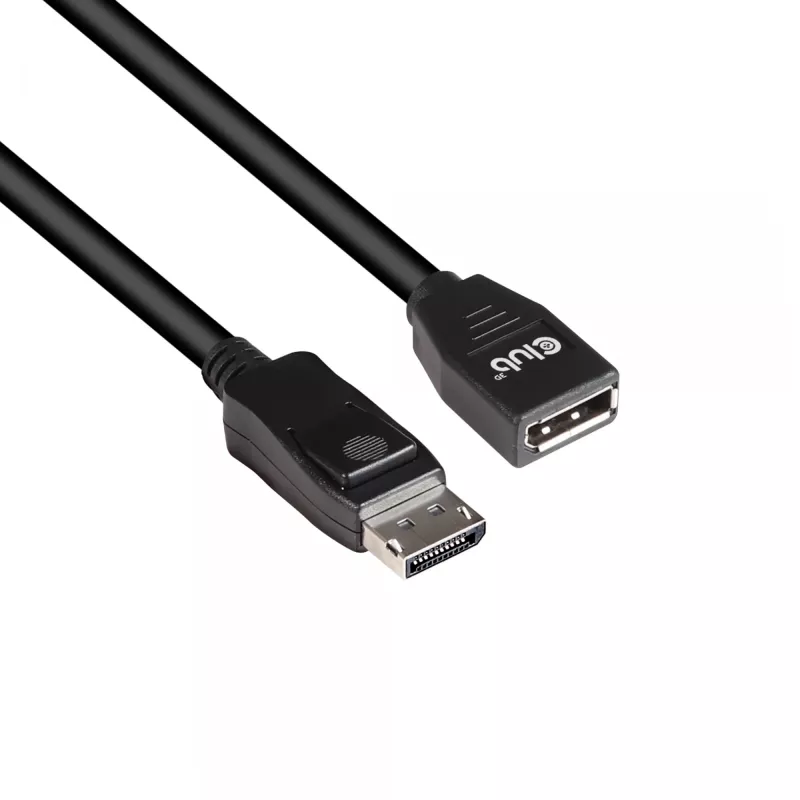 CLUB3D DisplayPort 1.4 prailginimo laidas 8K60Hz DSC 1.2 HBR3 HDR dvikryptis M/F 3m/9.84ft