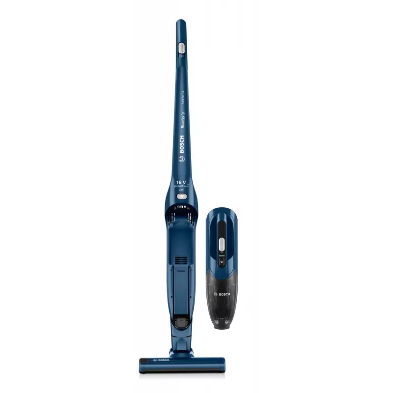 Bosch Serie 2 BBHF216 belaidis siurblys/elektrinė šluota 2-in-1 belaidis siurblys Baterija Sausas Be maišelio Mėlynas
