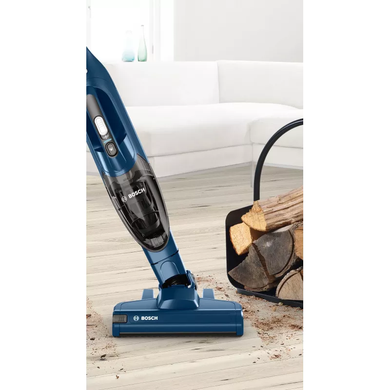 Bosch Serie 2 BBHF216 belaidis siurblys/elektrinė šluota 2-in-1 belaidis siurblys Baterija Sausas Be maišelio Mėlynas