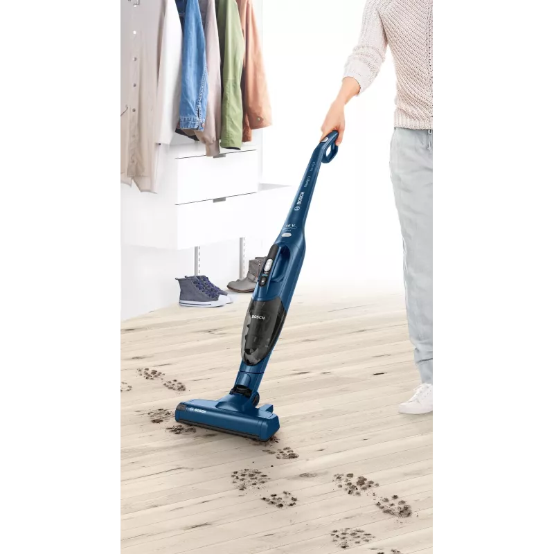 Bosch Serie 2 BBHF216 belaidis siurblys/elektrinė šluota 2-in-1 belaidis siurblys Baterija Sausas Be maišelio Mėlynas