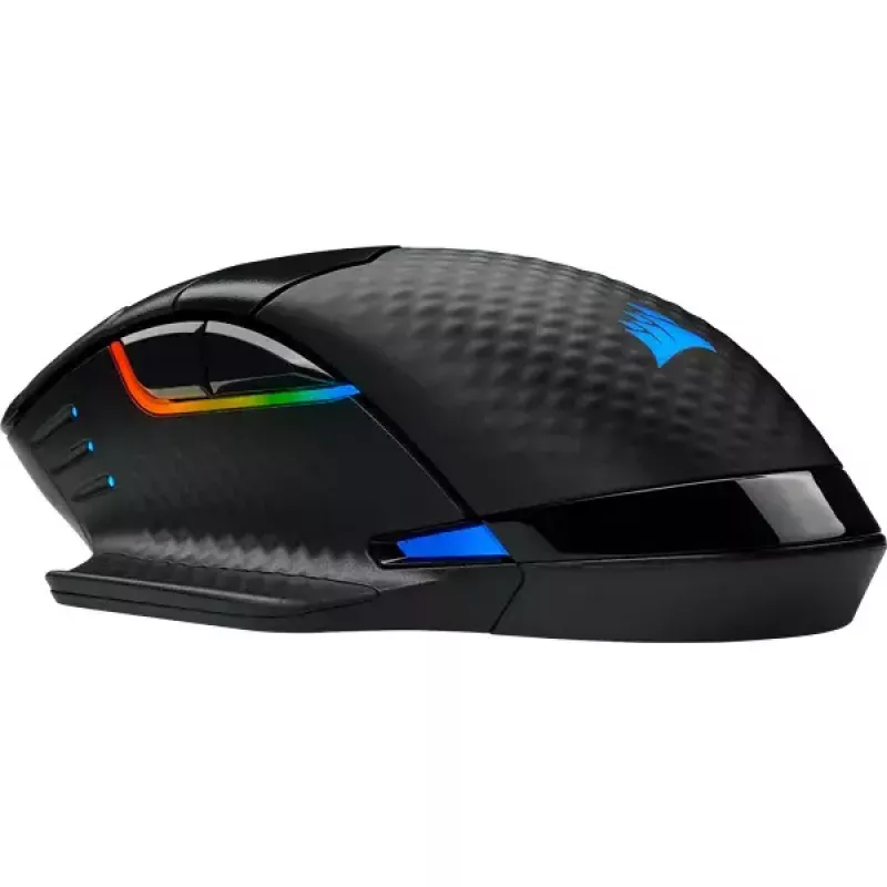 Pelė Corsair DARK CORE RGB PRO RF Wireless + Bluetooth + USB Type-A