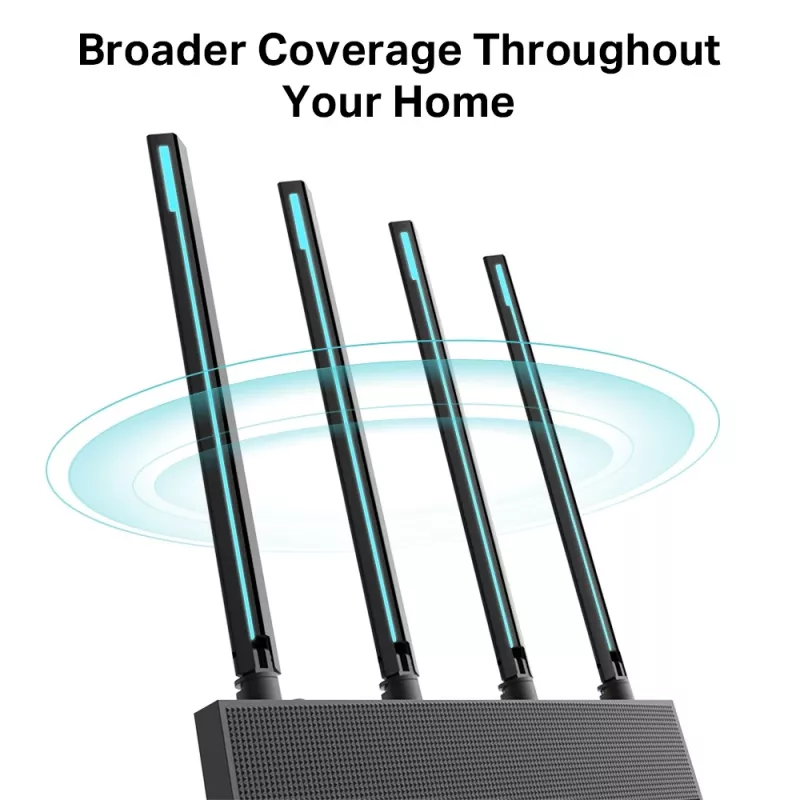 TP-Link Archer C80 belaidis maršrutizatorius Gigabit Ethernet Dviejų juostų (2,4 GHz / 5 GHz) Juoda