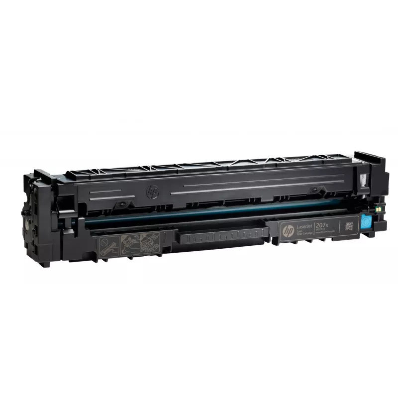 HP 207X didelės išeigos žydra originali LaserJet tonerio kasetė, 2450 puslapių, žydra, 1 vnt.