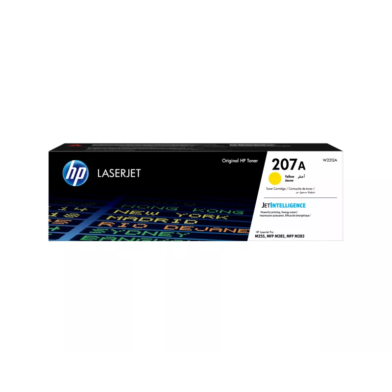 HP 207A geltona originali LaserJet tonerio kasetė, 1250 puslapių, geltona, 1 vnt.