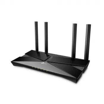 TP-Link Archer AX1500 dviejų juostų „Wi-Fi 6“ maršrutizatorius, juodas