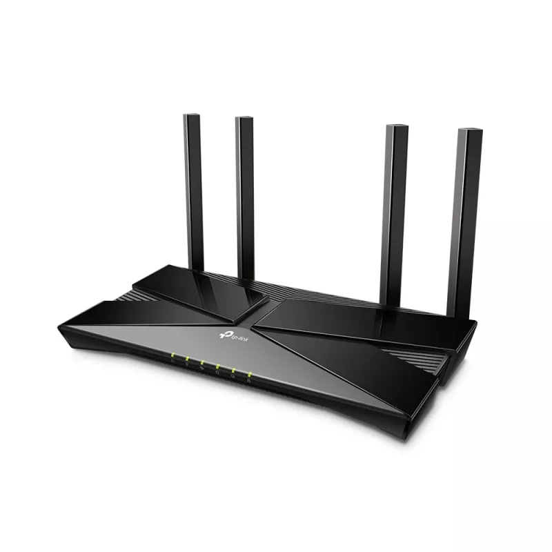 TP-Link Archer AX1500 dviejų juostų „Wi-Fi 6“ maršrutizatorius, juodas