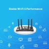 TP-Link Archer AX1500 dviejų juostų „Wi-Fi 6“ maršrutizatorius, juodas