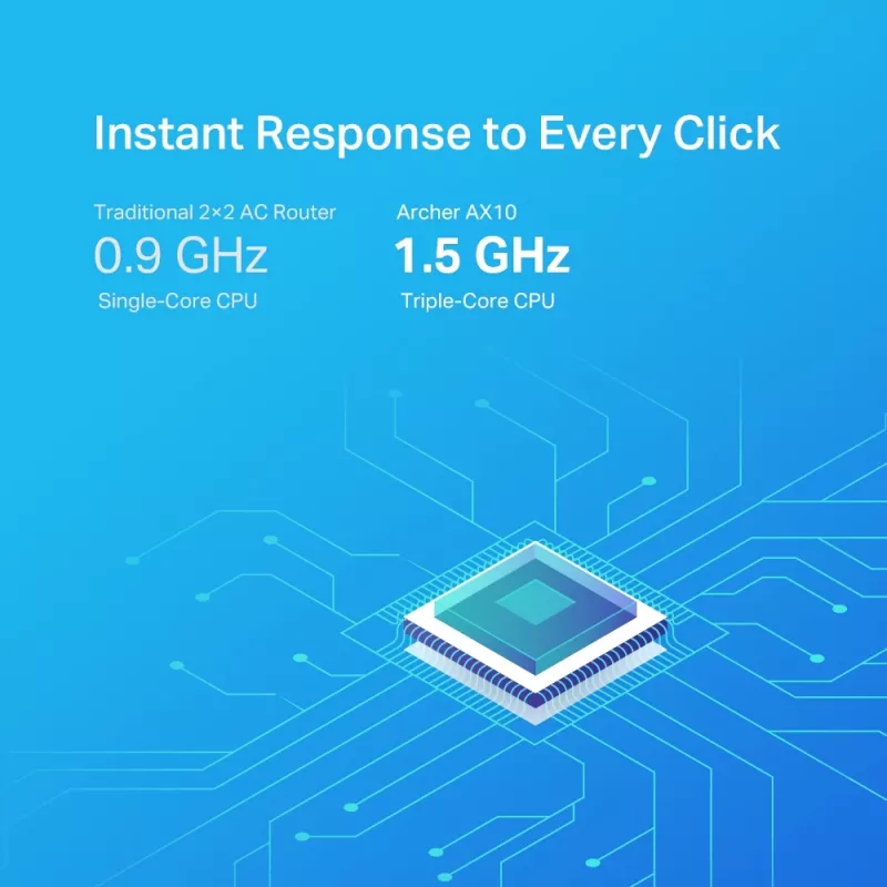 TP-Link Archer AX1500 dviejų juostų „Wi-Fi 6“ maršrutizatorius, juodas