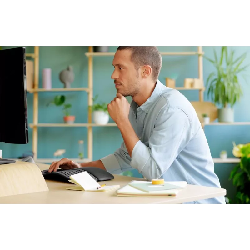 LOGITECH Ergo K860 - Belaidė išskleidžiama klaviatūra Graphite Qwerty Pan Nordic