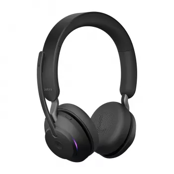 Jabra Evolve2 65 USB-C Black MS Stereo, belaidis, biuras/skambučių centras, 20 - 20000 Hz, 176,4 g, ausinės, juoda