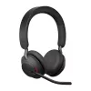 Jabra Evolve2 65 USB-C Black MS Stereo, belaidis, biuras/skambučių centras, 20 - 20000 Hz, 176,4 g, ausinės, juoda