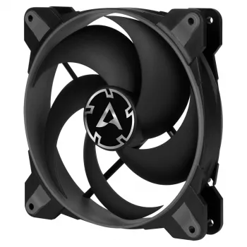 ARCTIC BioniX P140 (Pilka) – Slėgiui optimizuotas 140 mm žaidimų ventiliatorius su PWM PST