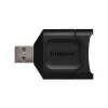 Kingston Technology MobileLite Plus kortelių skaitytuvas USB 3.2 Gen 1 (3.1 Gen 1) Type-A juodas