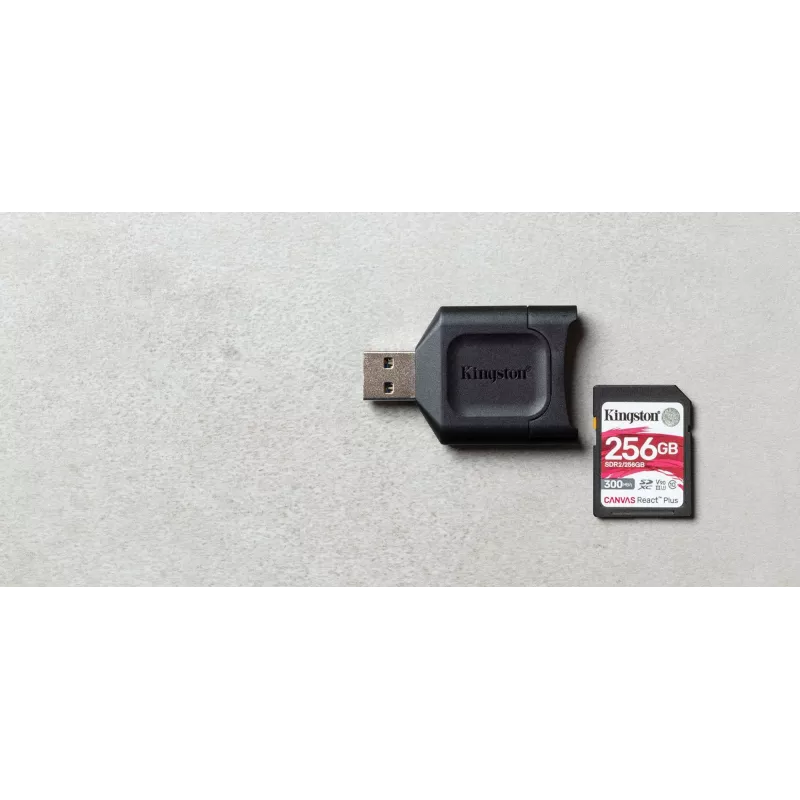 Kingston Technology MobileLite Plus kortelių skaitytuvas USB 3.2 Gen 1 (3.1 Gen 1) Type-A juodas