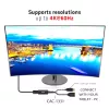CLUB3D CAC-1331 vaizdo kabelio adapteris 0,25 m HDMI DisplayPort juodas