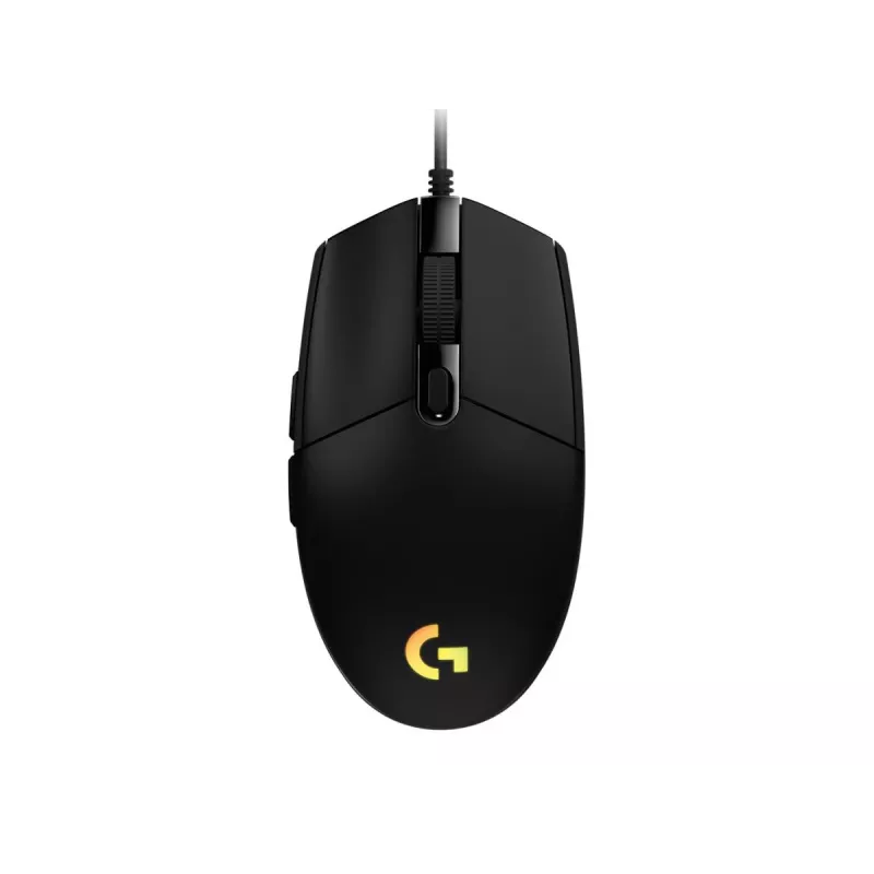 LOGITECH G102 žaidimų pelė USB juoda