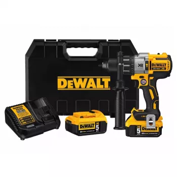 Belaidis gręžtuvas DeWalt DCD996P2 18V Li-Ion 5Ah, be rakto griebtuvas, 3 greičiai, 95 Nm, 2,1 kg, gręžimas su smūgiu