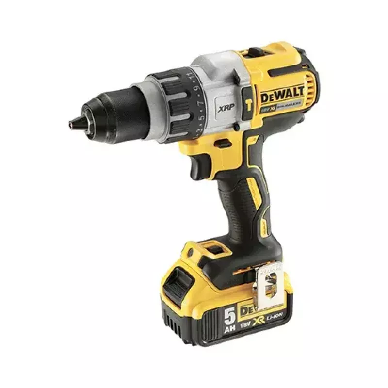 Belaidis gręžtuvas DeWalt DCD996P2 18V Li-Ion 5Ah, be rakto griebtuvas, 3 greičiai, 95 Nm, 2,1 kg, gręžimas su smūgiu