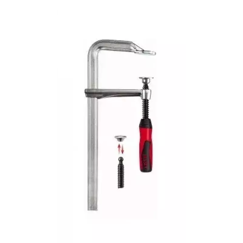 F formos spaustuvas BESSEY GZ40-2K 40 cm juoda raudona nerūdijantis plienas