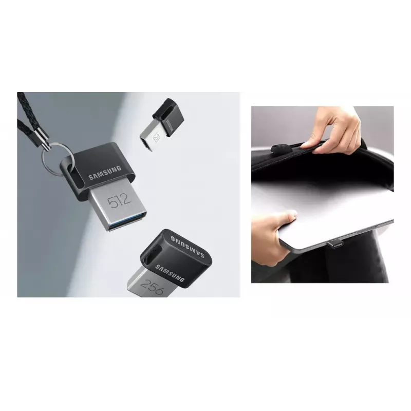 Samsung MUF-64AB USB atmintinė 64 GB USB Type-A 3.2 Gen 1 (3.1 Gen 1) Pilka, Sidabrinė