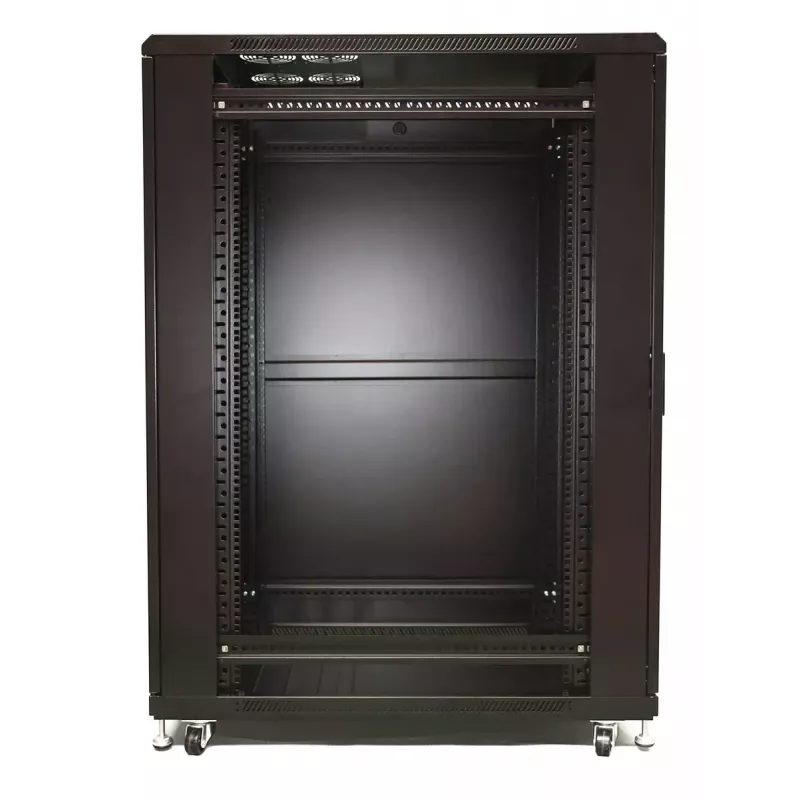 Ant sienos montuojamas stovas Extralink 37U 600X1000 juodas 1200 kg talpa
