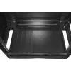 Ant sienos montuojamas stovas Extralink 37U 600X1000 juodas 1200 kg talpa