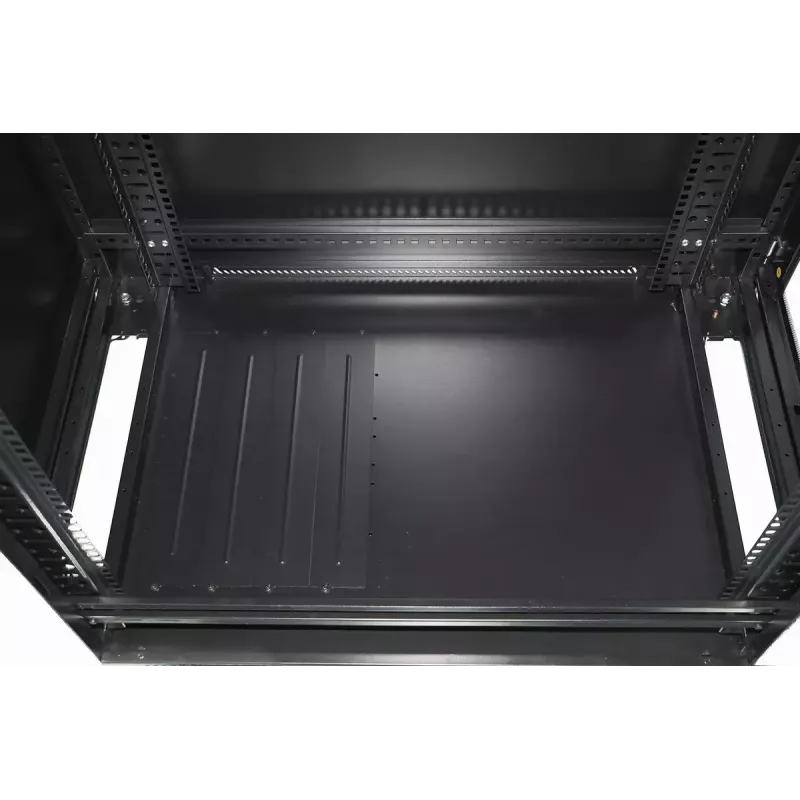 Ant sienos montuojamas stovas Extralink 37U 600X1000 juodas 1200 kg talpa