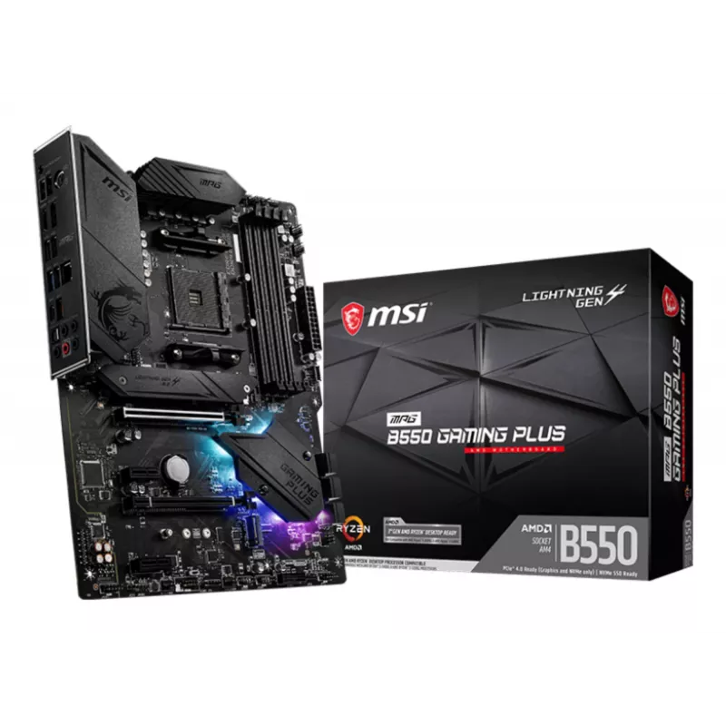 Motininė plokštė MSI MPG B550 Gaming Plus AMD B550 Socket AM4 ATX