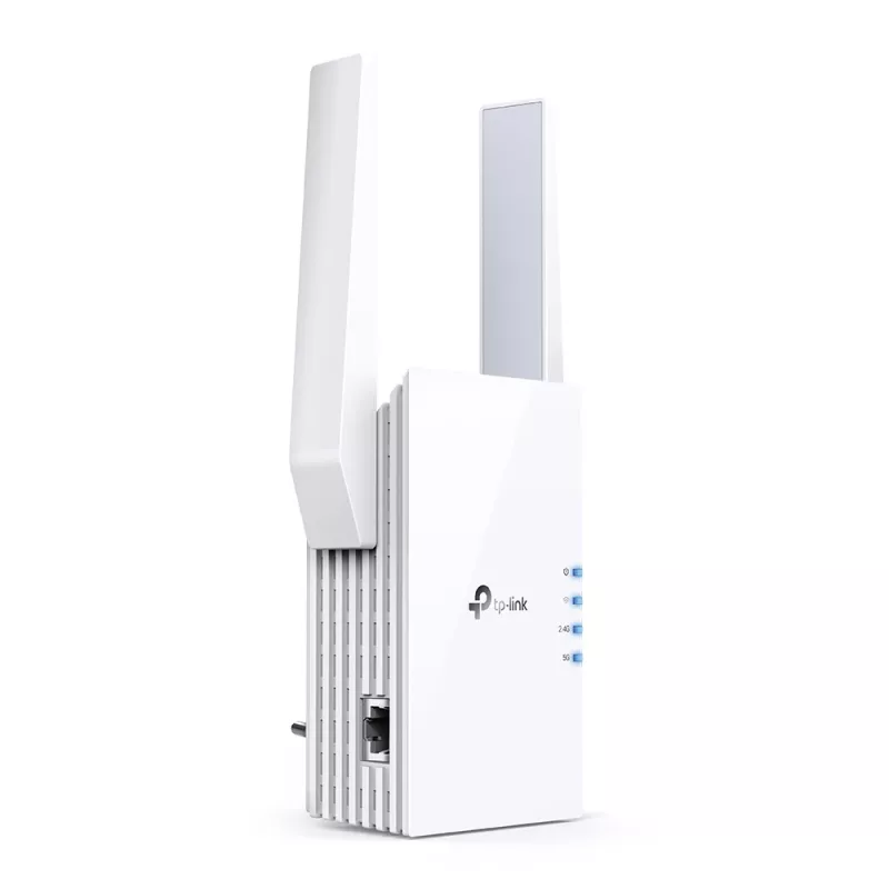 TP-Link RE505X tinklo stiprintuvas Tinklo siųstuvas ir imtuvas Baltas 10, 100, 1000 Mbit/s
