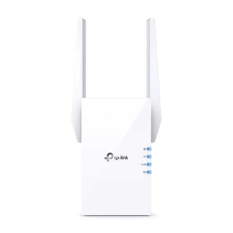 TP-Link RE505X tinklo stiprintuvas Tinklo siųstuvas ir imtuvas Baltas 10, 100, 1000 Mbit/s