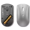 Optinė Bluetooth pelė Lenovo 600 — 2400 DPI, Bluetooth 5.0 dviejų įrenginių ryšys, 3 mygtukai, rutulinis slinkimas, geležies pilka