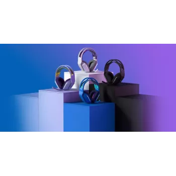 LOGITECH G733 Lightspeed belaidės RGB žaidimų ausinės Baltos