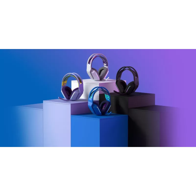 LOGITECH G733 Lightspeed belaidės RGB žaidimų ausinės Baltos