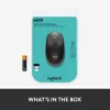 LOGITECH M190 didelė belaidė pelė, anglis