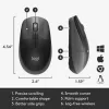 LOGITECH M190 didelė belaidė pelė, anglis