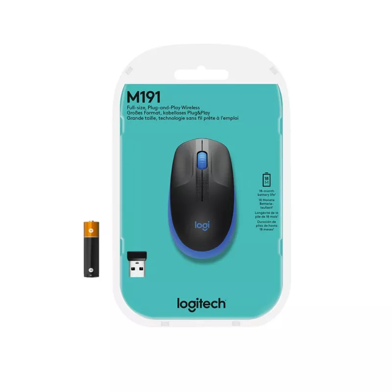 Pelė Logitech M190 belaidė USB