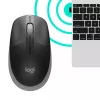 LOGITECH M190 pilno dydžio belaidė pelė, vidutiniškai pilka