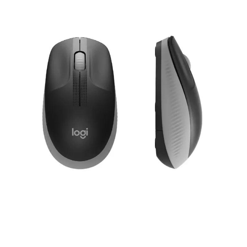 LOGITECH M190 pilno dydžio belaidė pelė, vidutiniškai pilka