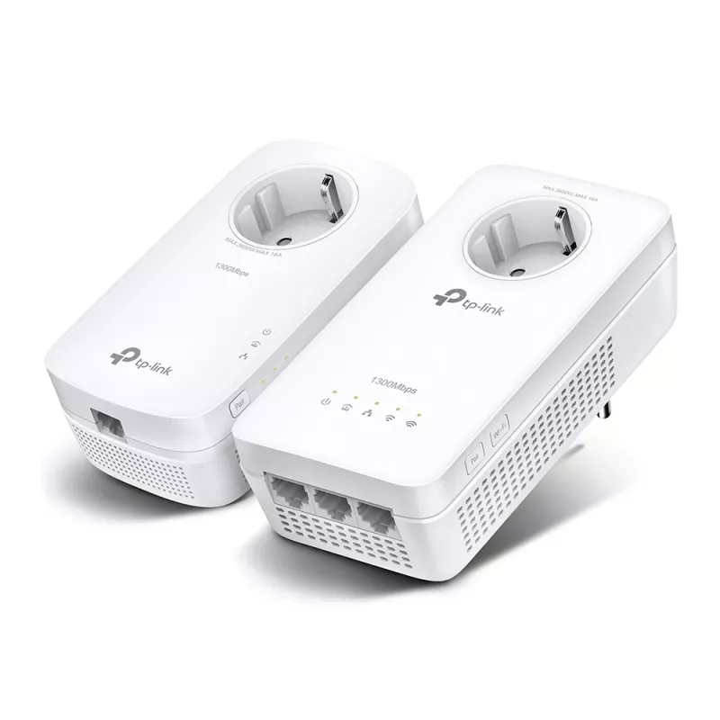 TP-Link TL-WPA8631P KIT PowerLine tinklo adapteris 300 Mbit/s Ethernet LAN Wi-Fi Baltas 2 vnt.