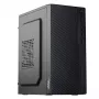 Kompiuterio korpusas Akyga AK36BK Micro Tower juodas — Micro Tower, palaiko Flex-ATX/Mini-ITX/Micro-ATX, GPU max 25 cm, CPU aušintuvas max 14 cm